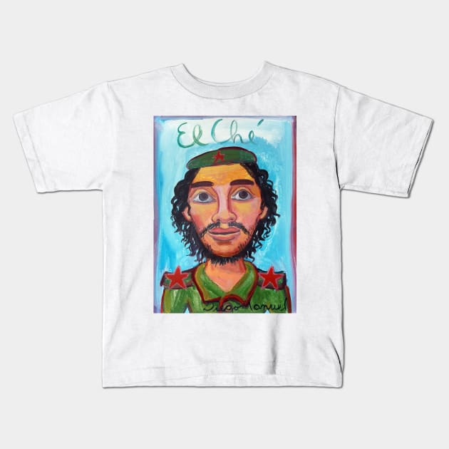 Che Guevara 7 Kids T-Shirt by diegomanuel